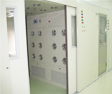China Sala de ducha de aire de carga doble puerta automática. proveedor