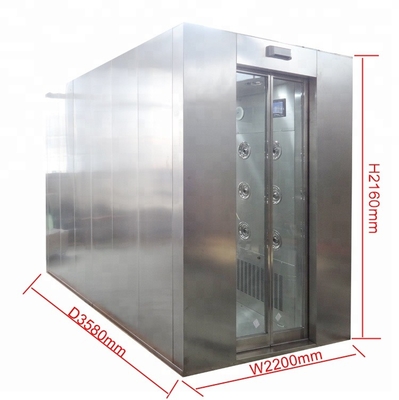 China Ducha de limpieza automática de la ducha de aire del dispositivo de seguridad del sitio limpio proveedor